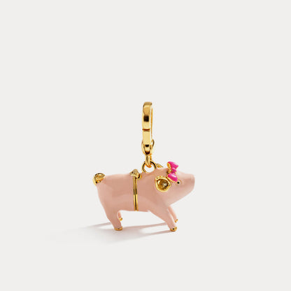 Pink Pig Locket Pendant