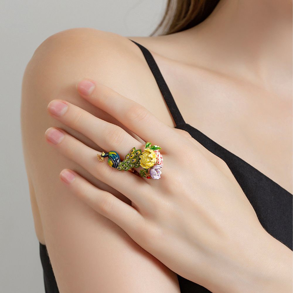 Peacock Ring