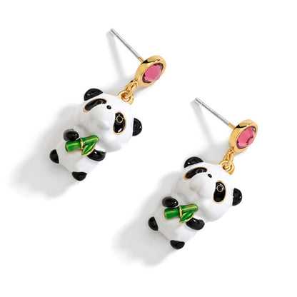 Panda Earrings