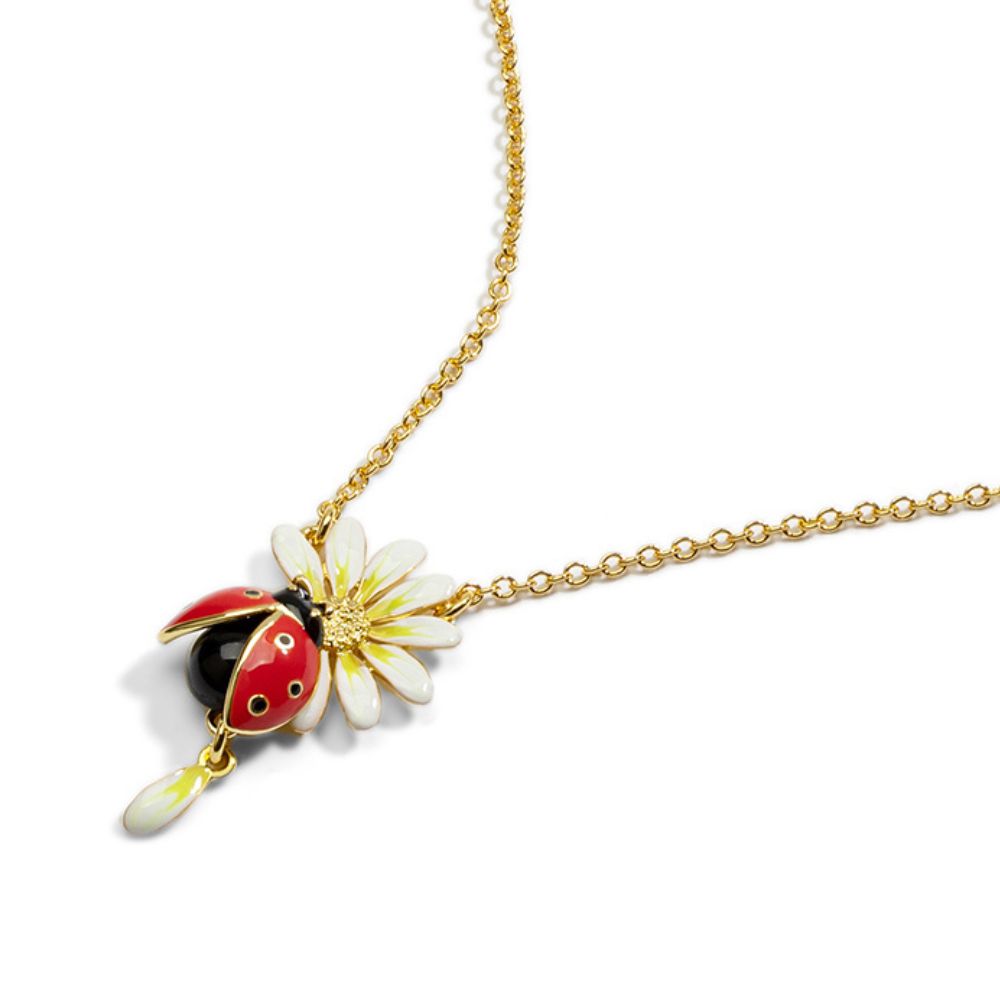 Daisy & Ladybug Necklace