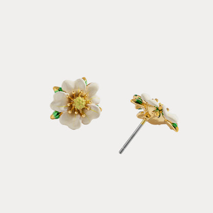 Strawberry Flower Earrings