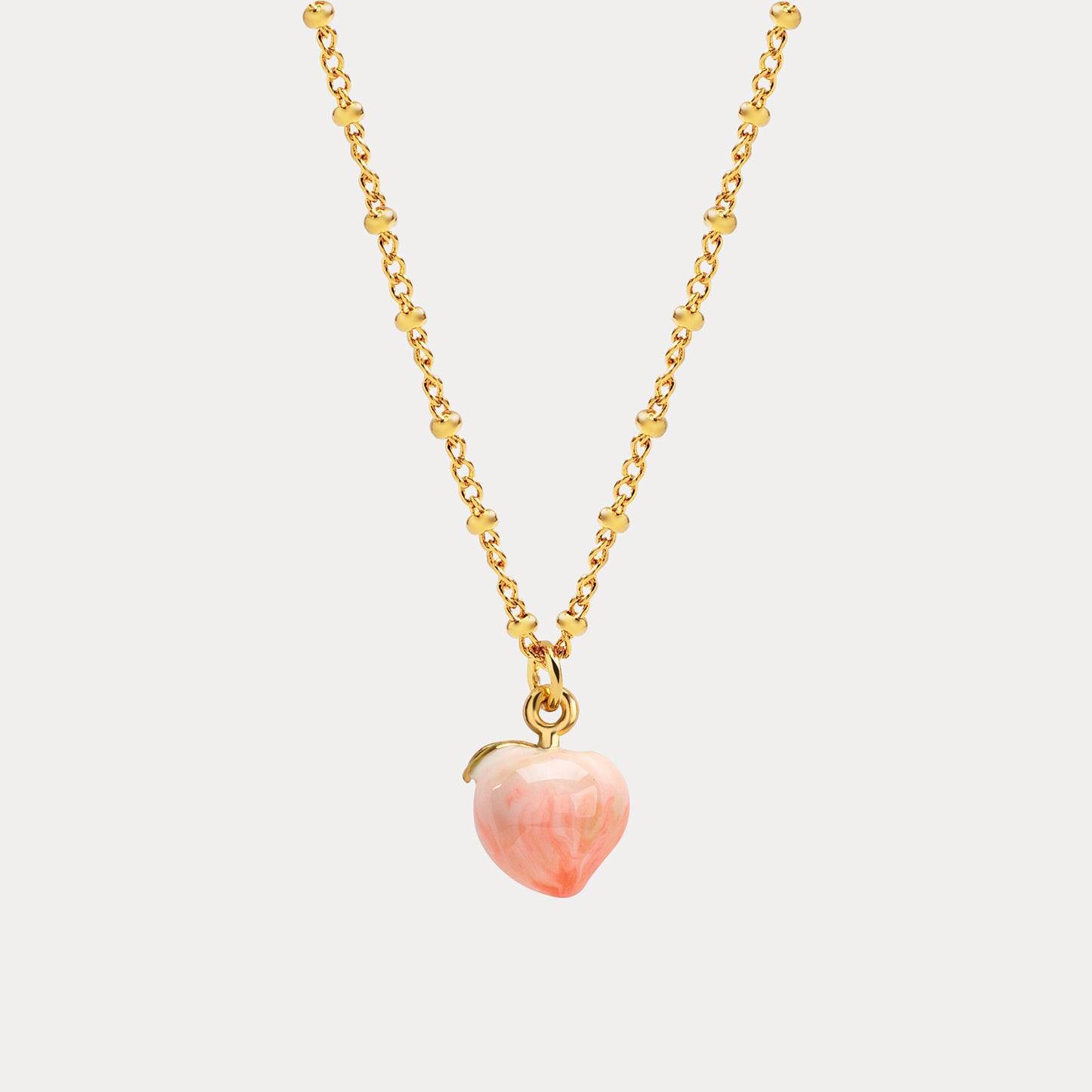 Peach Necklace