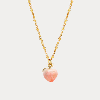 Peach Necklace