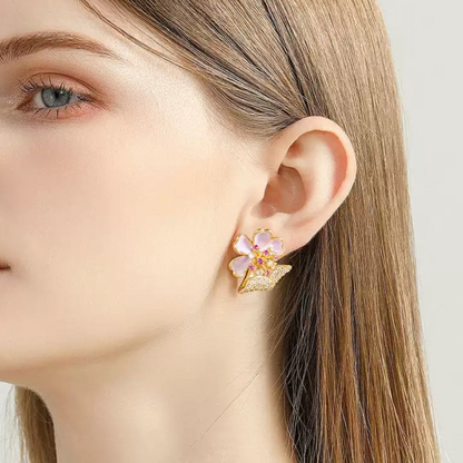 Sakura Stud Earrings