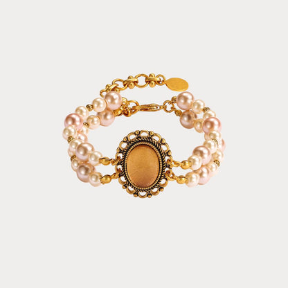 Vintage Lustrous Pearl Bracelet