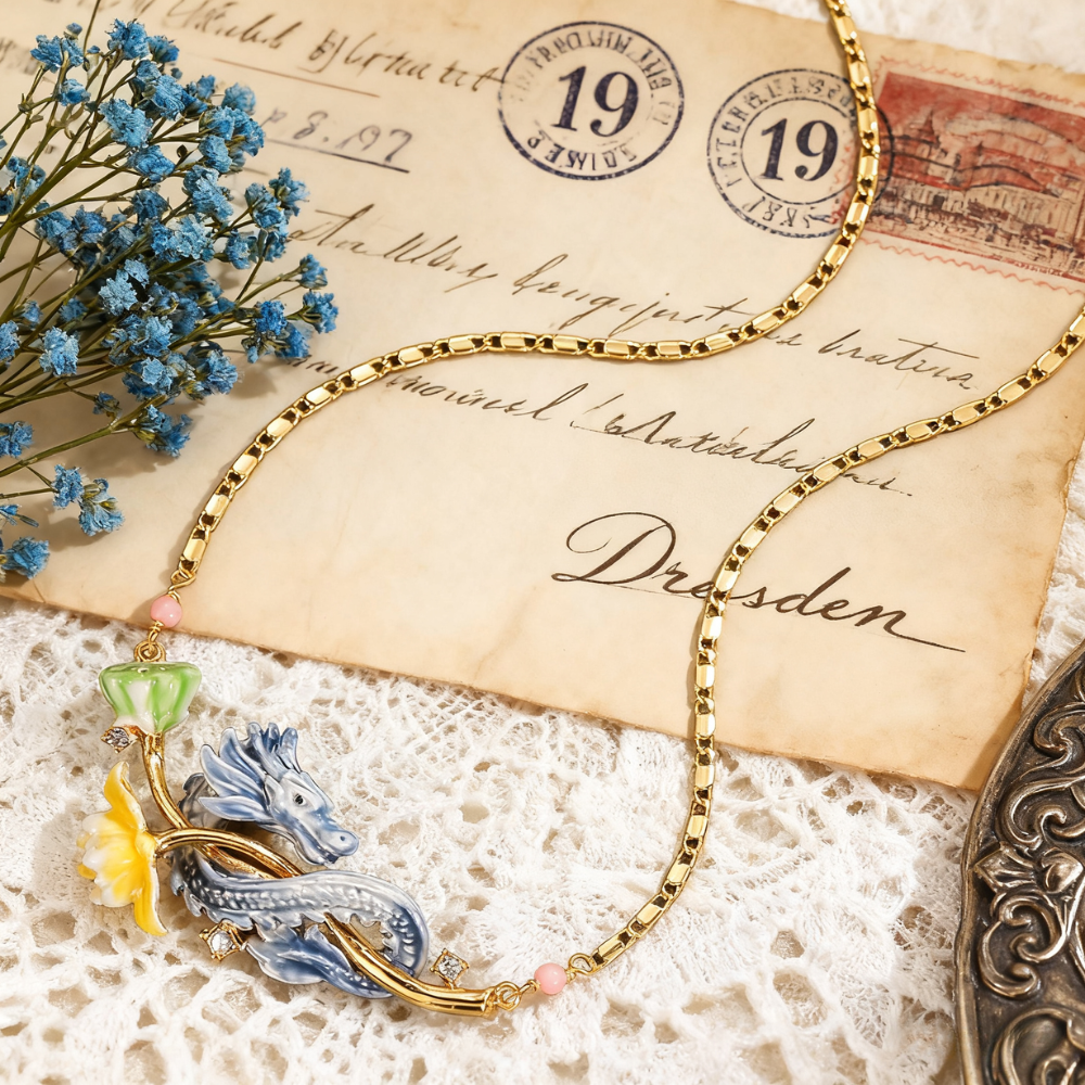 Dragon Lotus Necklace