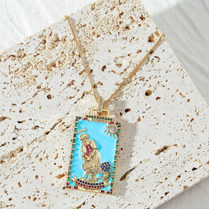 Tarot Card Necklace - Strength