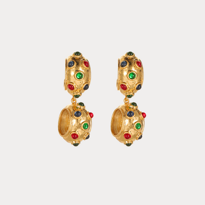 Vintage Dome Hoop Earrings