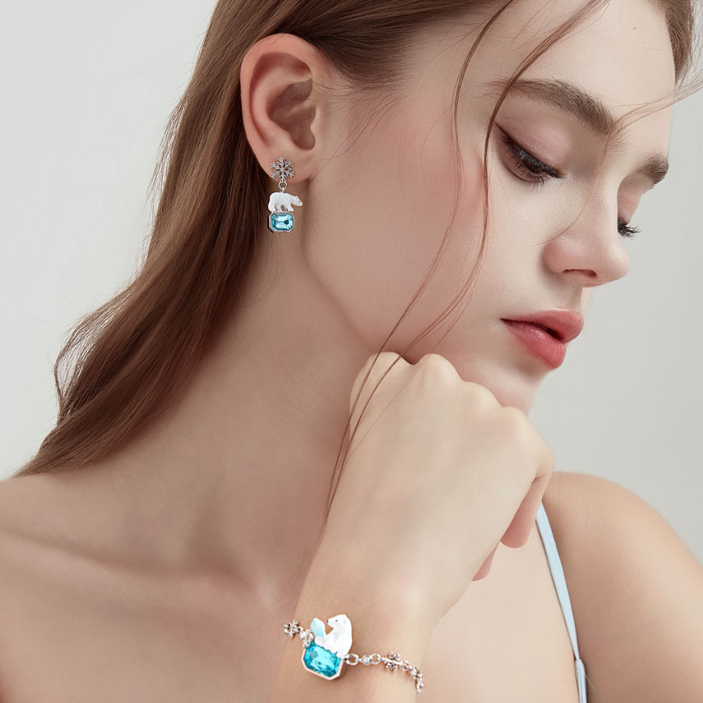 Polar Bear Earrings