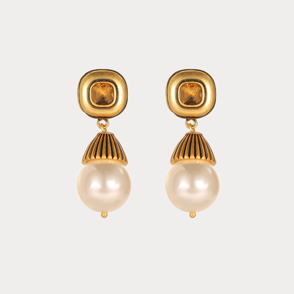 Vintage Pearl Earrings