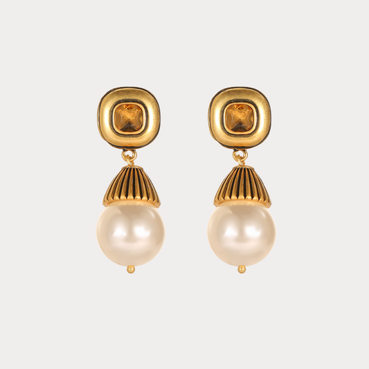 Vintage Pearl Earrings