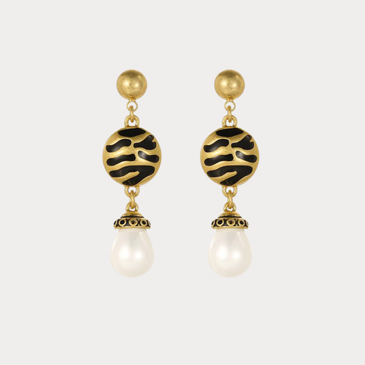 Vintage Stripe Earrings