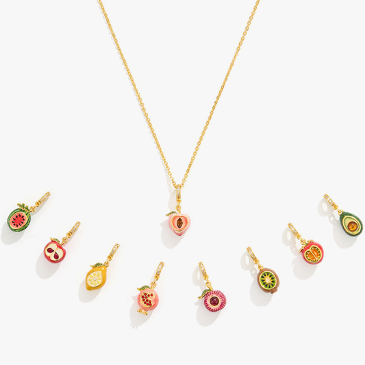 Fruit Pendant Necklace