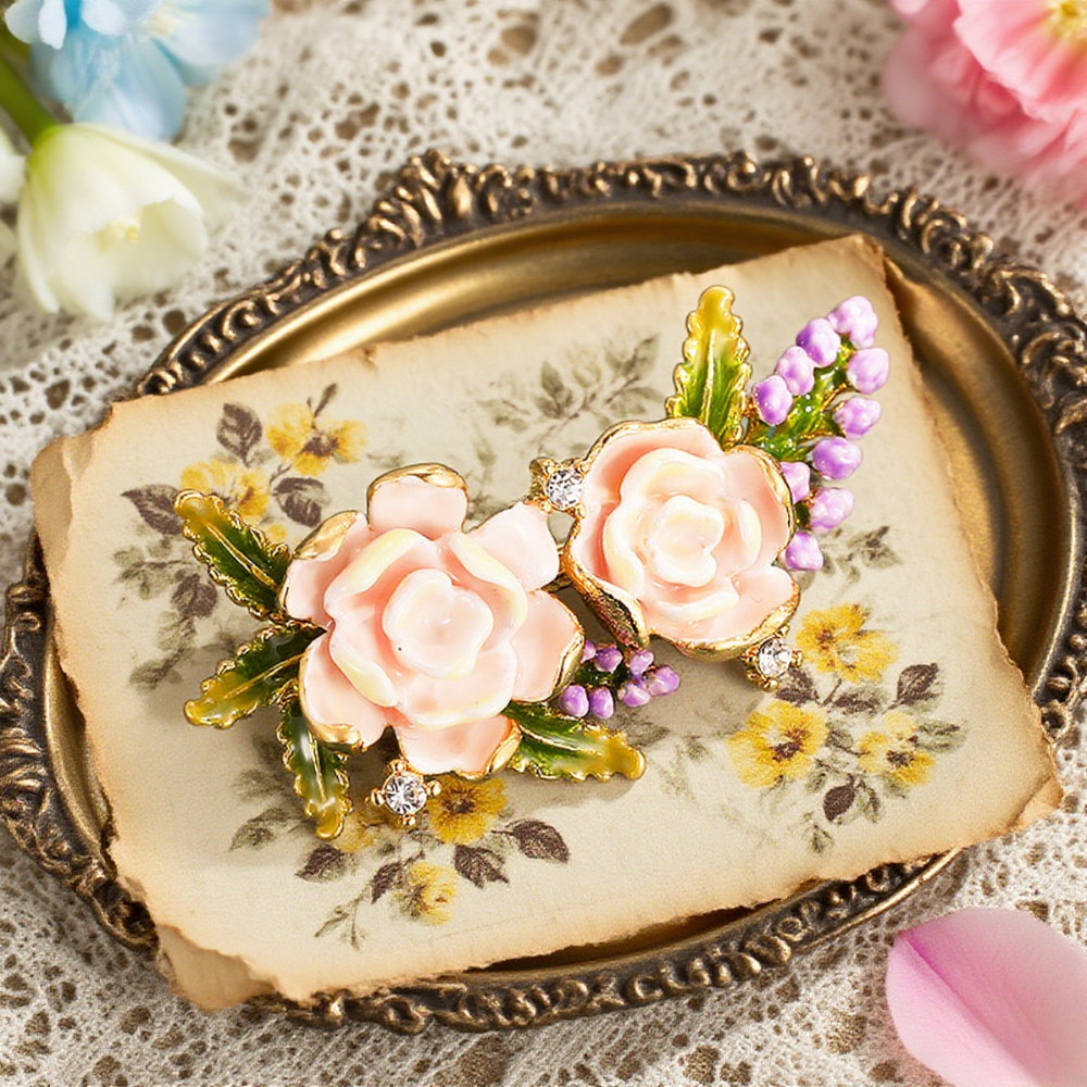 Lavender Brooch