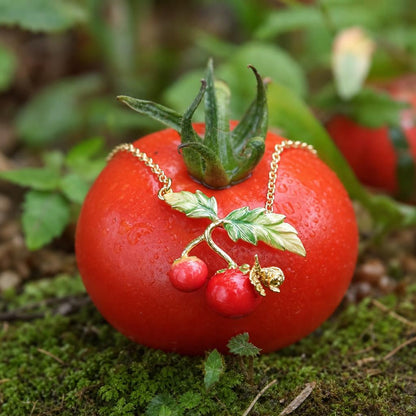 Tomato Necklace
