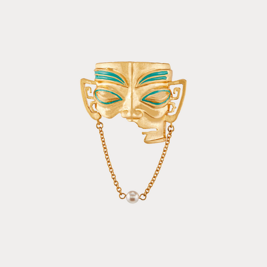 Bronze Echoes Brooch