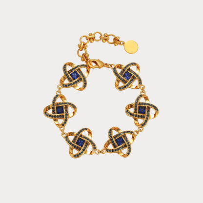 Vintage Midnight Knot Bracelet