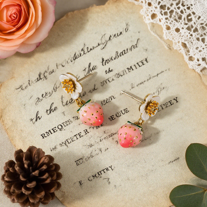 Strawberry Blossom Earrings