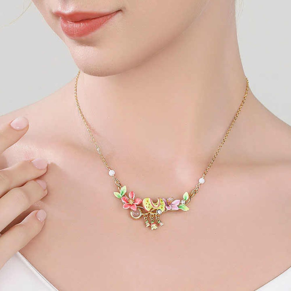 Tropical Blossom Necklace