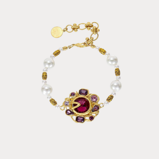 Vintage Royal Garnet Bracelet