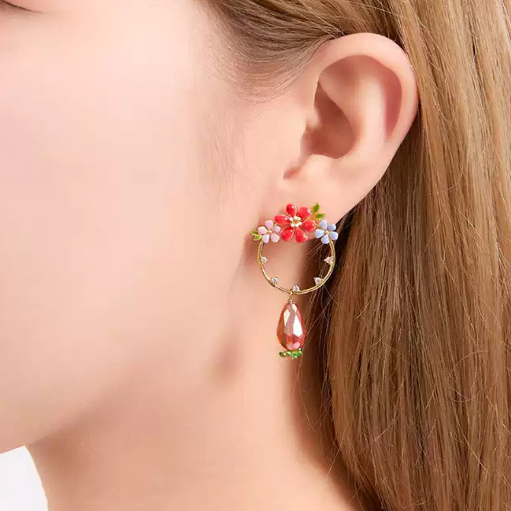 Blossom Hoop Earrings