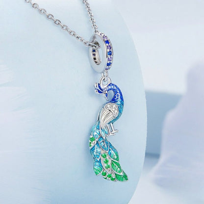Peacock Pendant Necklace