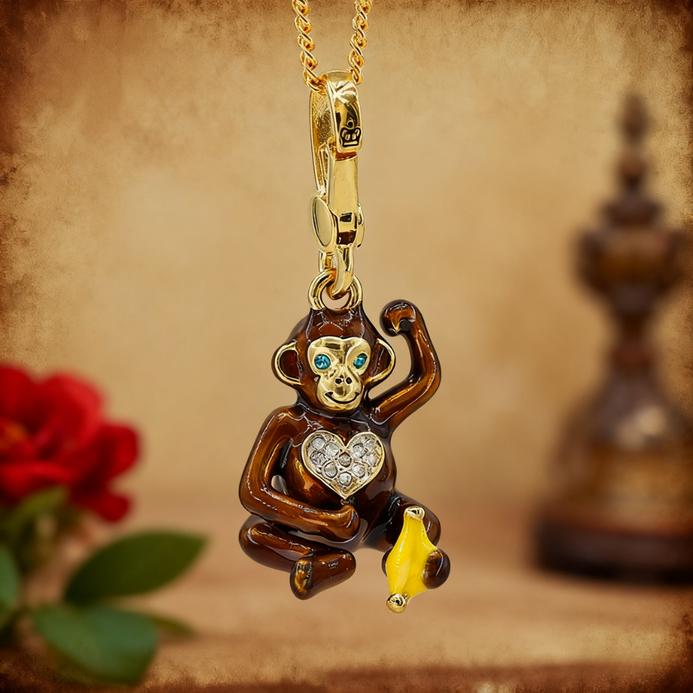 Monkey Charm Pendant