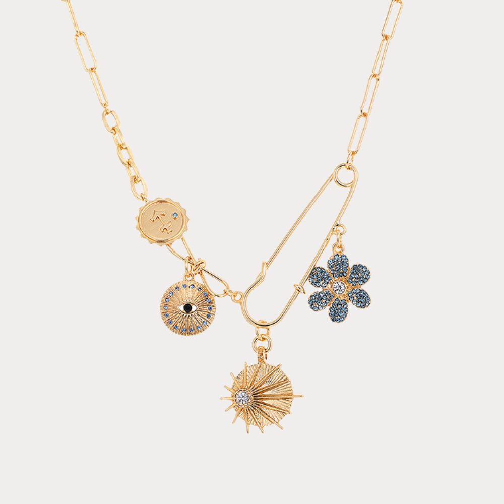 Sun & Clover Necklace