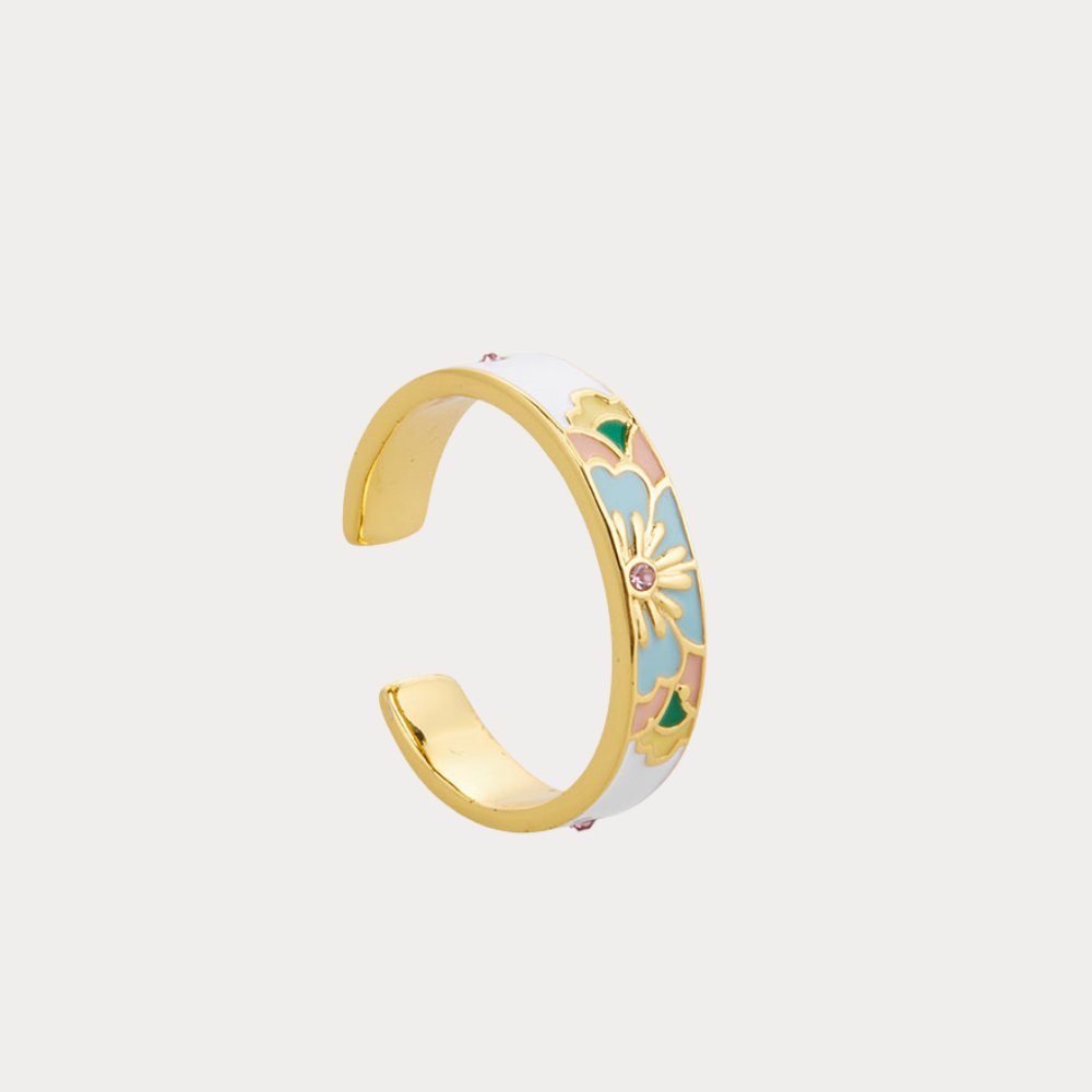 Zen Floral Symphony Ring