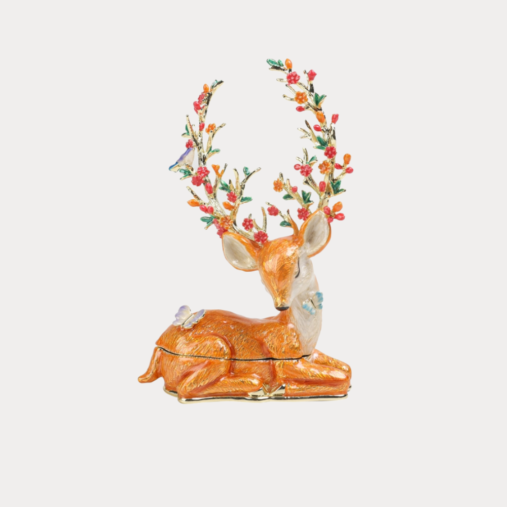 Christmas Reindeer Trinket Box
