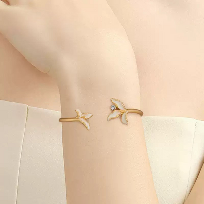 Golden Calla Lily Bracelet