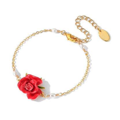 Red Rose Bracelet