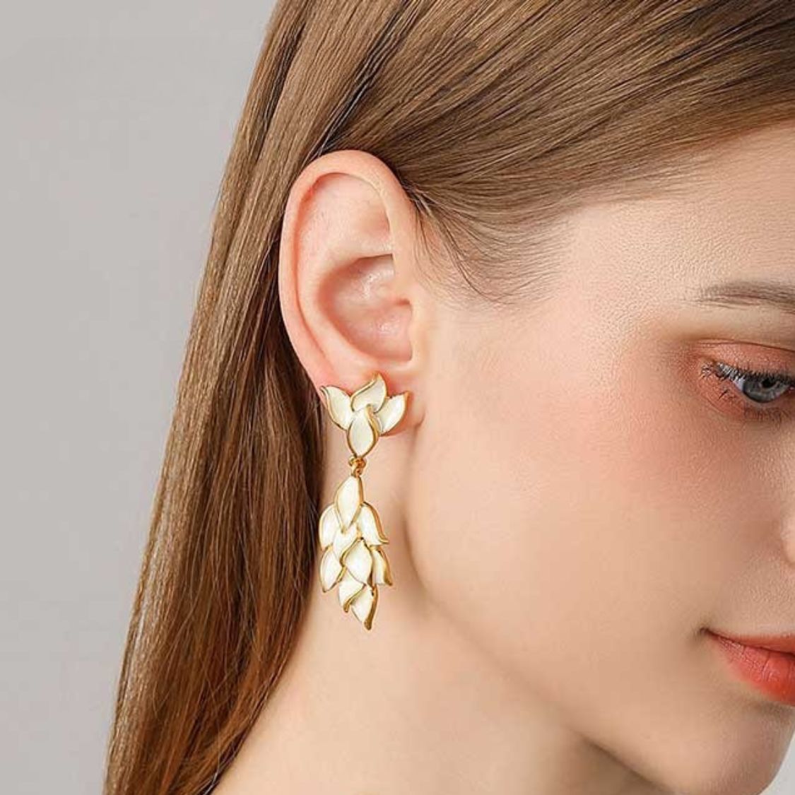 Golden Leaf Earrings