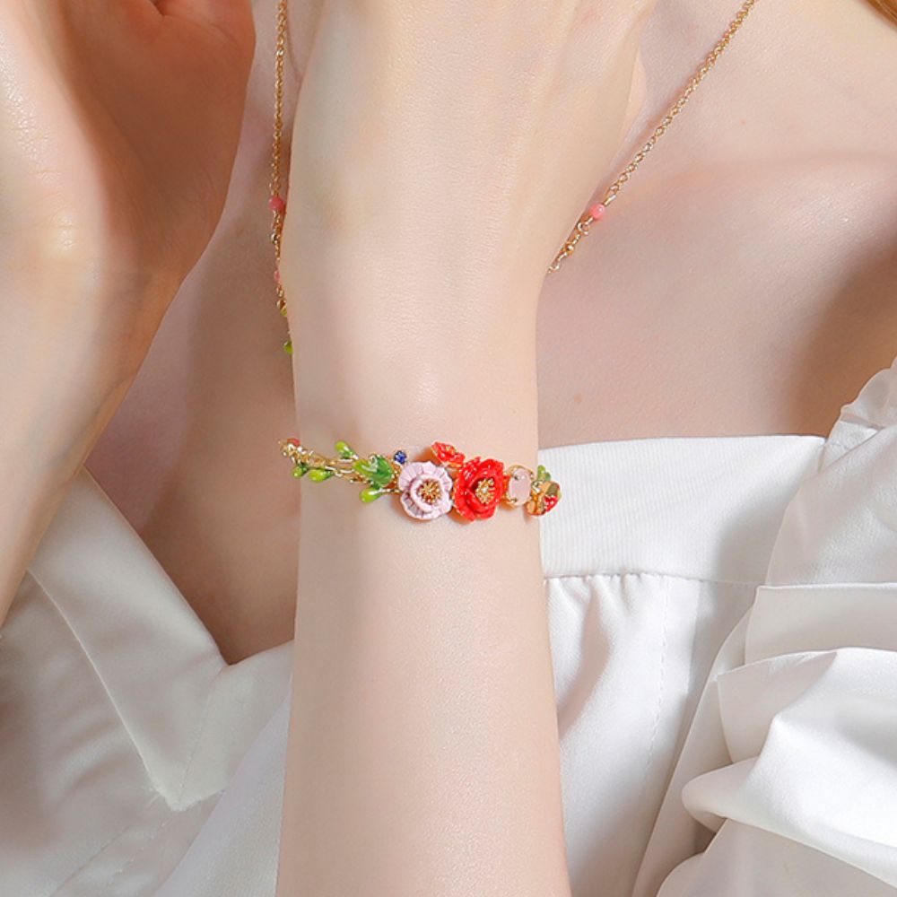 Corn Poppy Bracelet