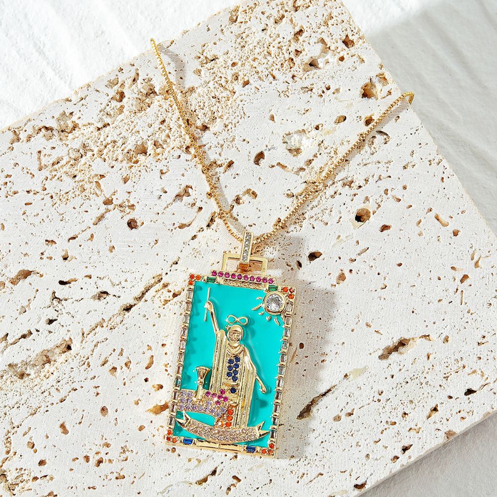 Tarot Card Necklace - The Magician