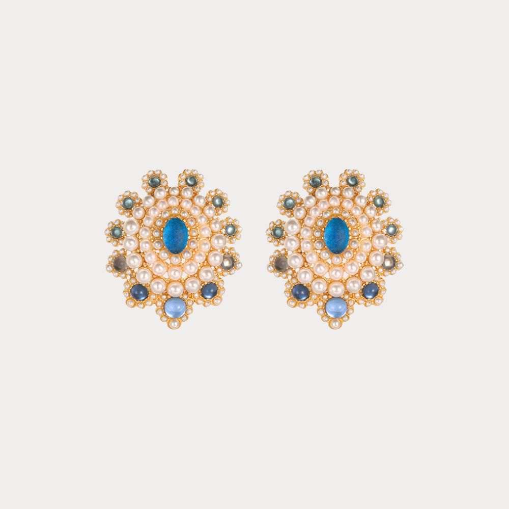 Vintage Pearl Stud Earrings