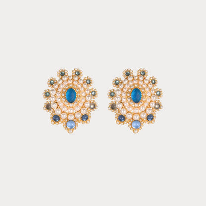 Vintage Pearl Stud Earrings