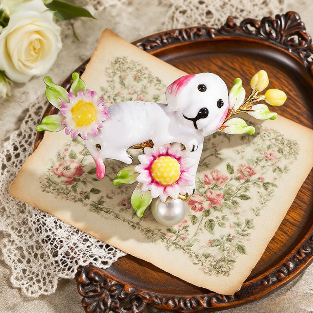 Dog Brooch
