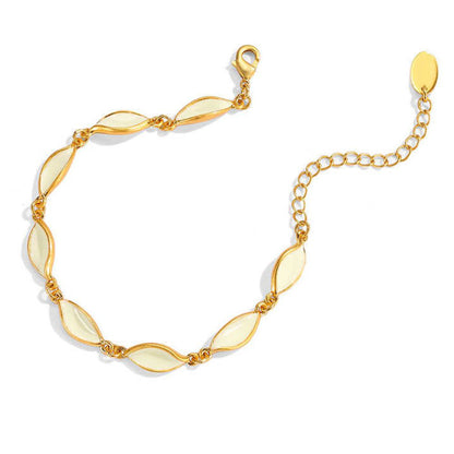 Golden Leaf Bracelet