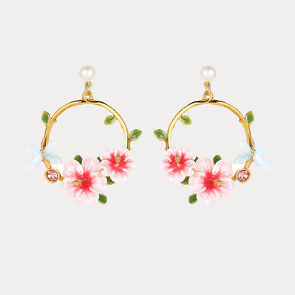 Hibiscus Earrings