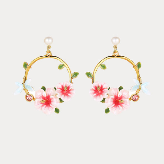 Hibiscus Earrings