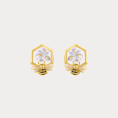 Honey Bee Stud Earrings