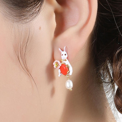 Rabbit Drop Earring