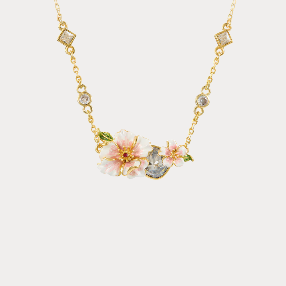 Peach Blossom Necklace