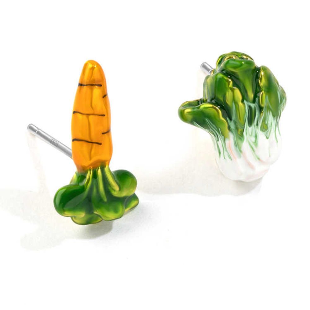 Vegetable Earrings Set