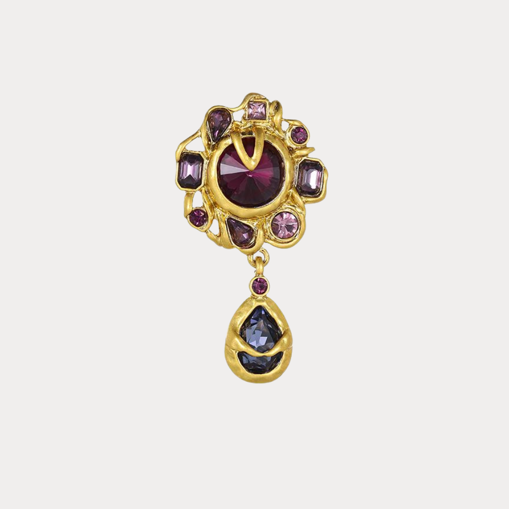 Vintage Royal Garnet Brooch