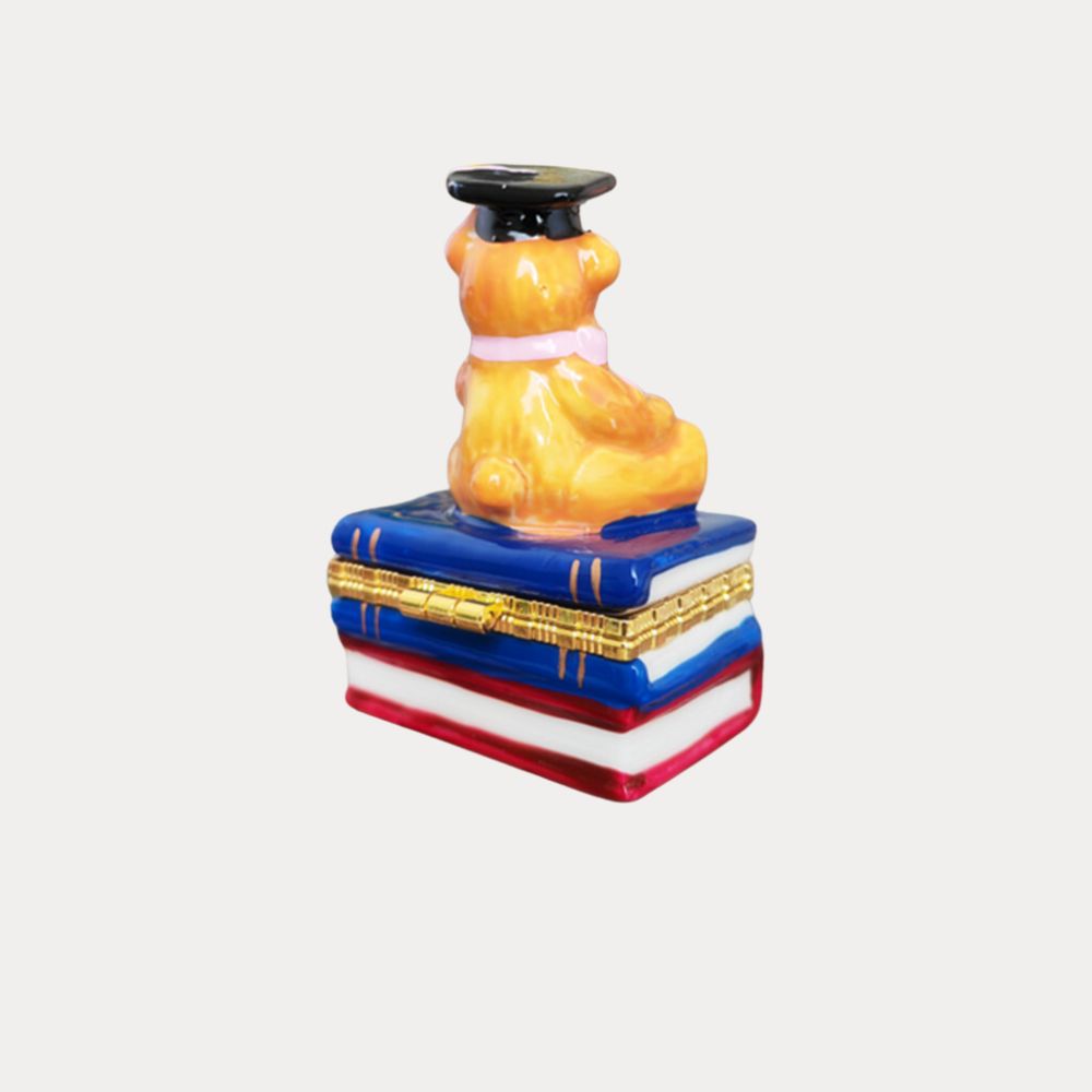 Graduation Teddy Bear Trinket Box