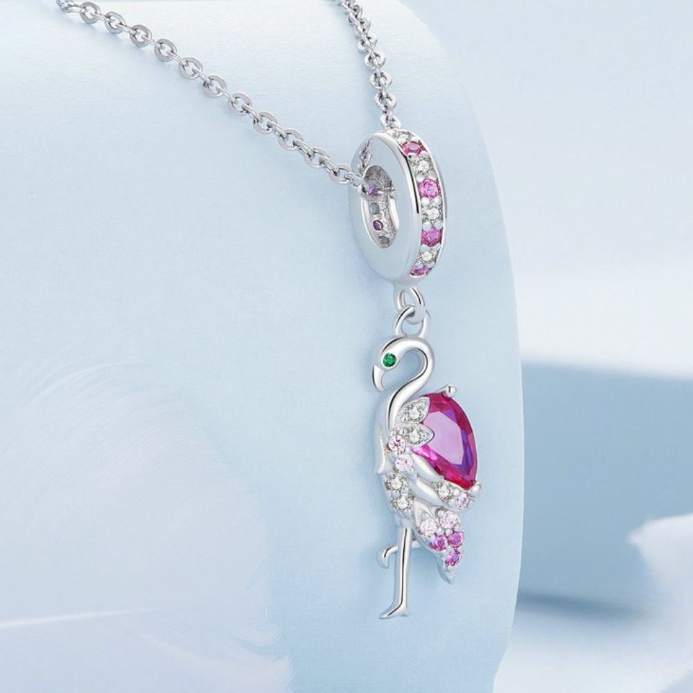 Flamingo Pendant Necklace