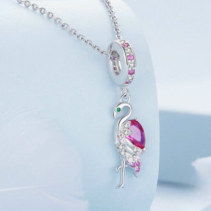 Flamingo Pendant Necklace
