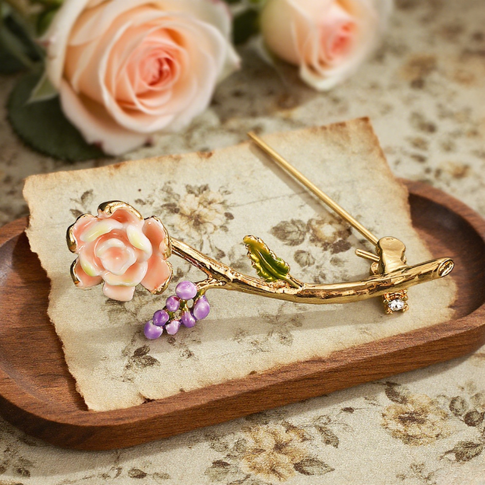 Lavender Brooch